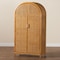 Bali & Pari Paloma Modern Bohemian Light Honey Rattan Large Storage Cabinet 242-13571-ZORO - alternate 6